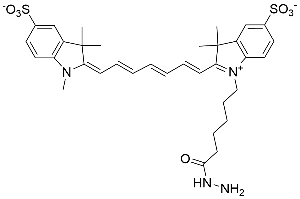 磺酸花菁染料 Sulfo Cy7 hydrazide