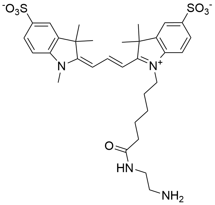 磺酸花菁染料 Sulfo Cy3 amine