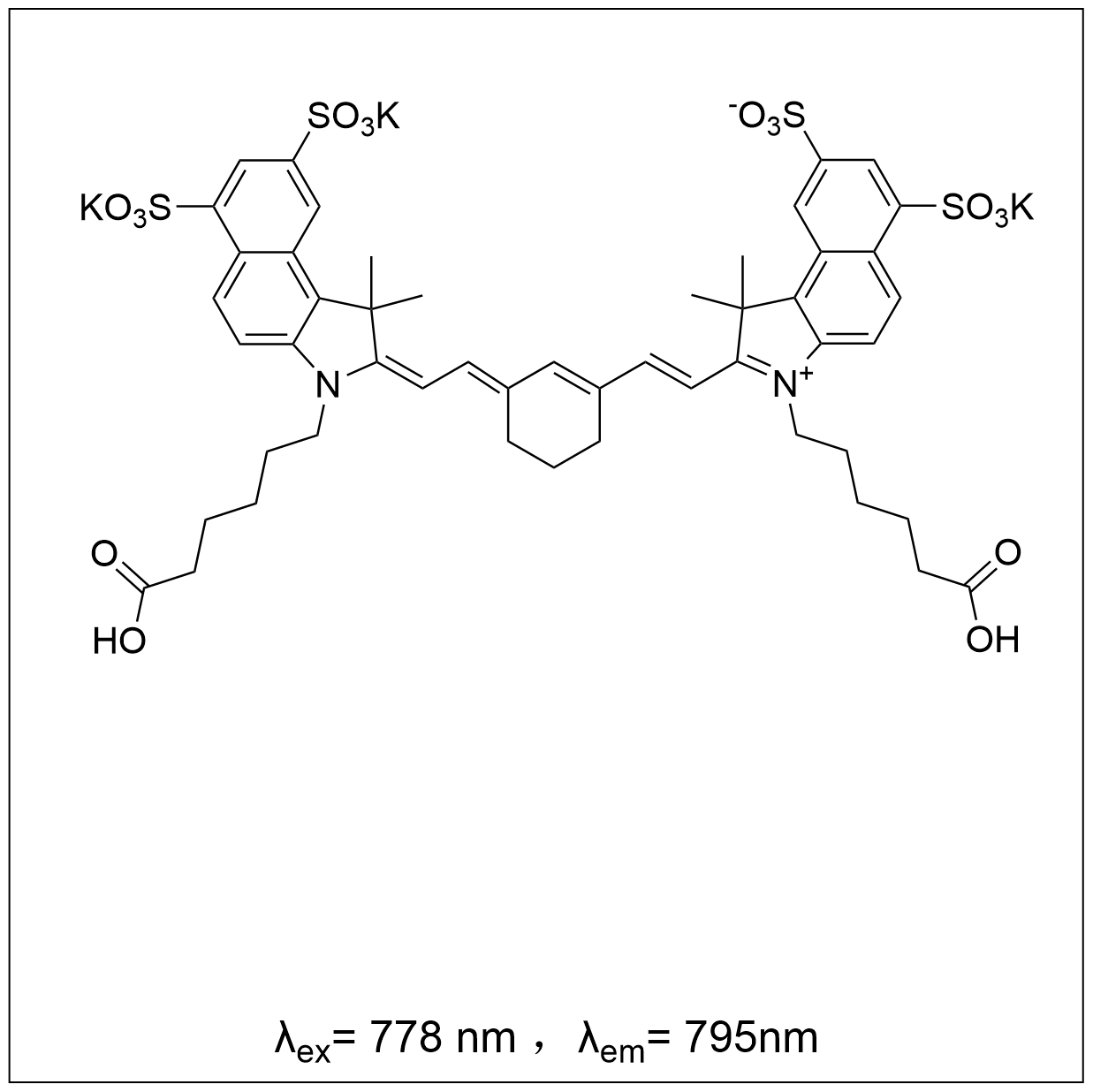 ỨݼȾ Sulfo Cy7.5 dicarboxylic acid