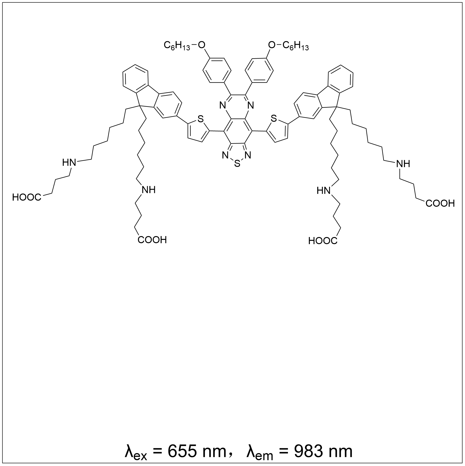 近紅外二區(qū)熒光染料TTQ-COOH