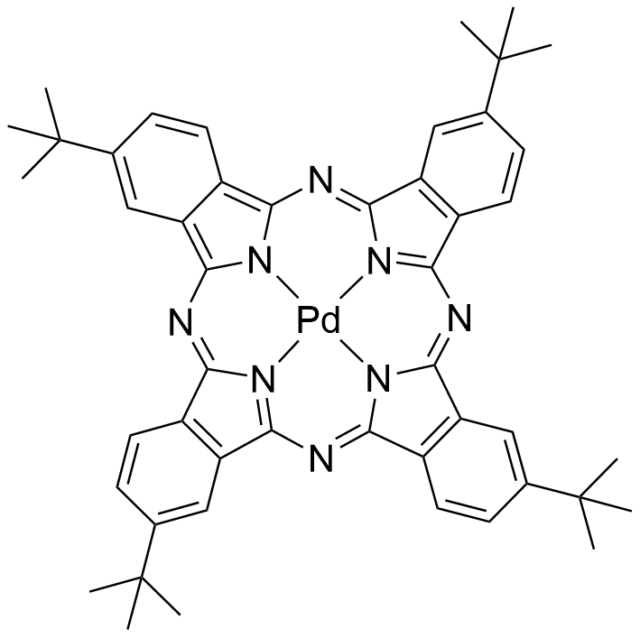 2,9,16,23-四叔丁基-29H,31H-酞菁鈀(II)