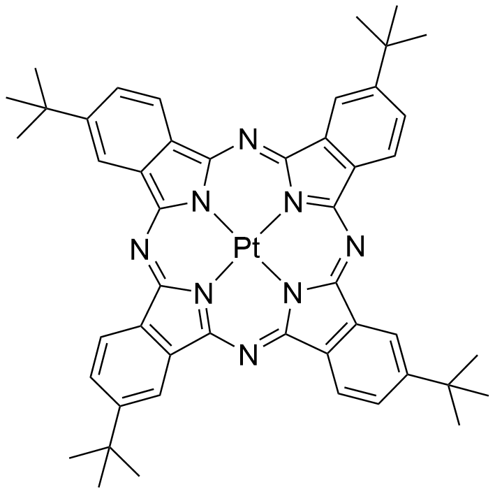 2,9,16,23-四叔丁基-29H,31H-酞菁鉑(II)