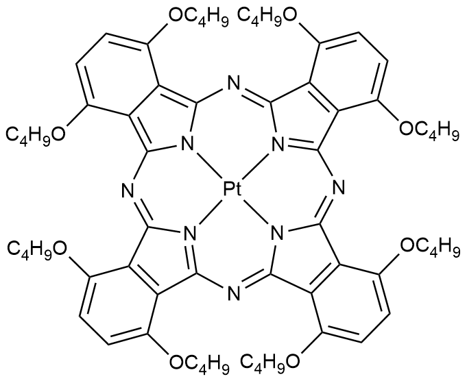 1,4,8,11,15,18,22,25-八丁氧基-29H,31H-酞菁鉑(II)
