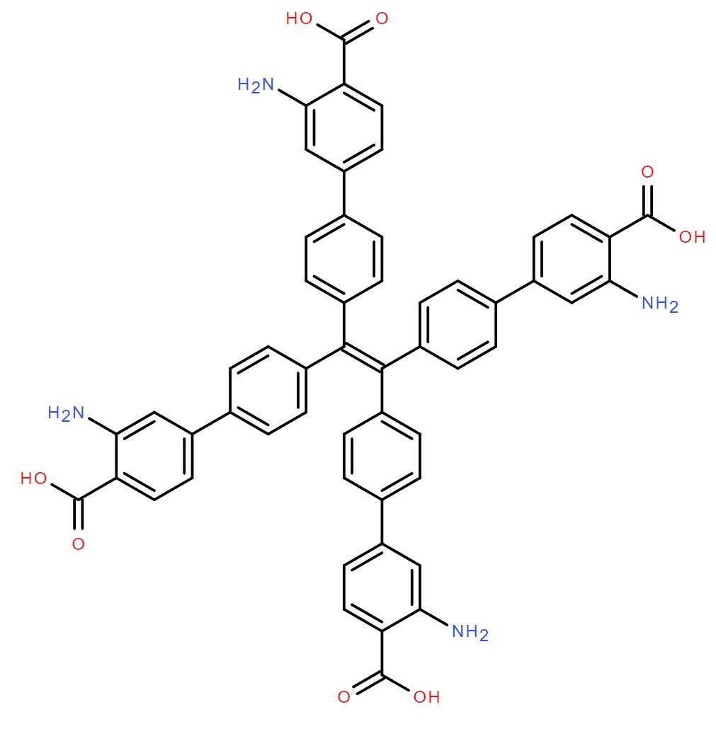 4',4''',4''''',4'''''''-(乙烯-1,1,2,2-四基)四(3-氨基-[1,1'-聯(lián)苯]-4-羧酸)