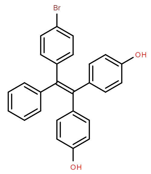 Phenol, 4,4'-[2-(4-bromophenyl)-2-phenylethenylidene]bis-