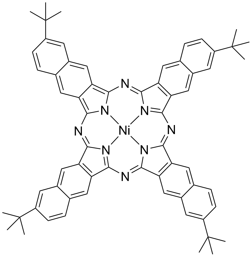 2,11,20,29-四叔丁基-2,3-萘酞菁鎳